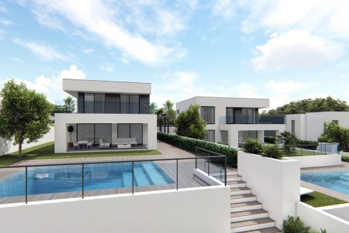 Lovely, new build family villa close to the beach in Manilva