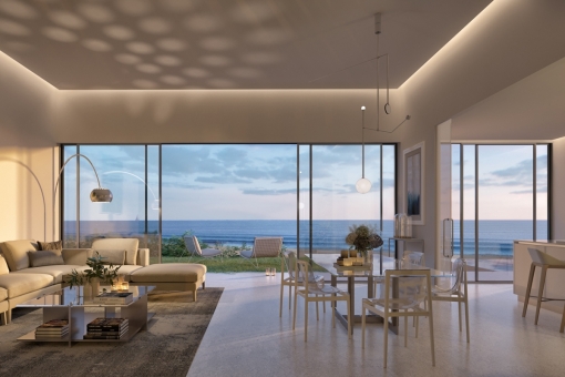 Amazing sea views from the living area