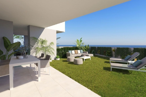 Terrace with sea views