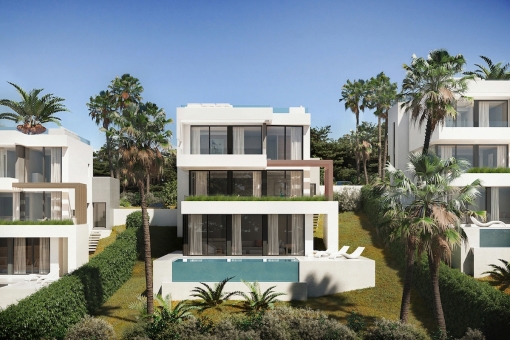 Precio inmejorable para este moderno chalet sobre plano con 3 dormitorios en La Cala de Mijas
