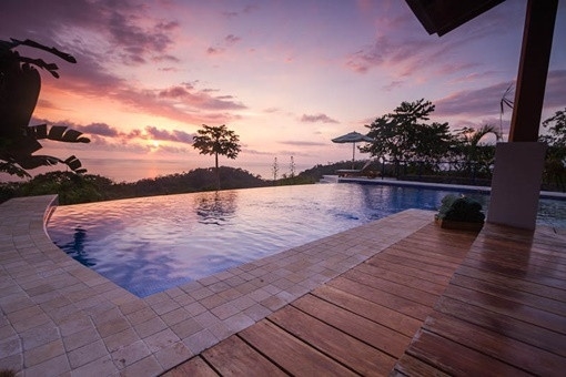 large infinity pool