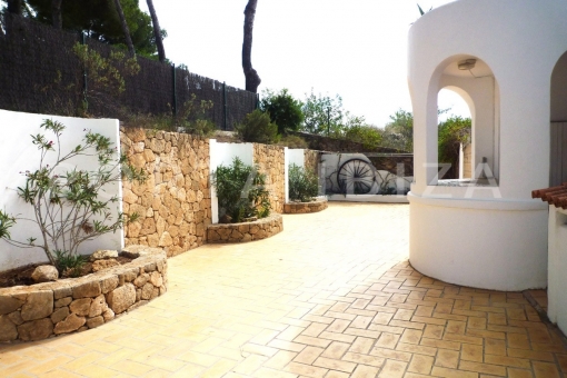 terrace & living-nice house-Roca Llisa:Cala Llonga