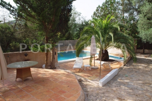 guesthouse terraces & pool-marvelous finca-santa eularia