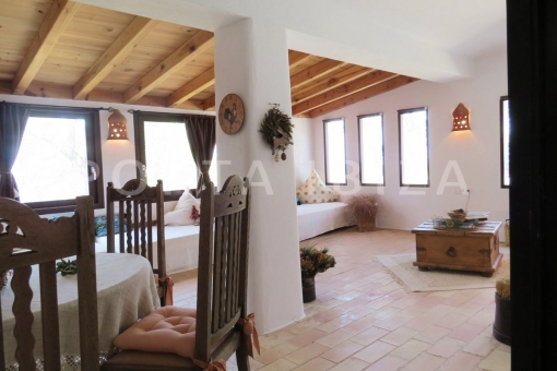 guest livingroom-villa-cala vadella-ibiza