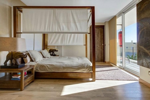 bedroom-fantastic modern villa-ibiza-talamanca