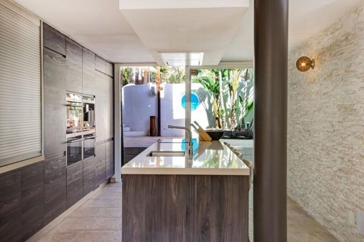 kitchen-fantastic modern villa-ibiza-talamanca
