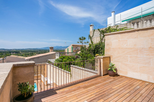 Private terrace with panoramic views