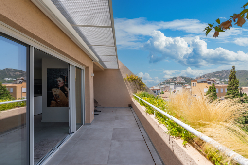 Terrace with fantastic landscape views