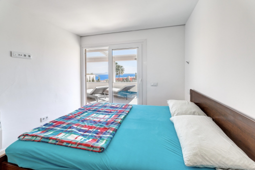 Second of three bedrooms