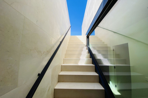 Staircase to the rooftop