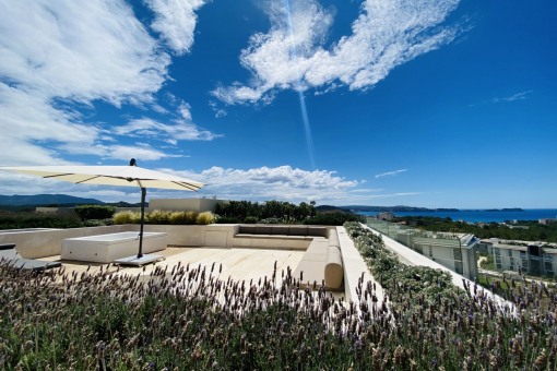 Rofftop terrace with views