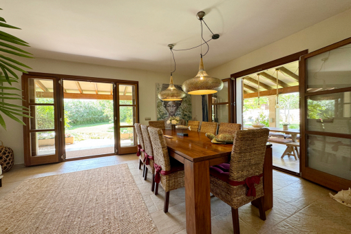 Cozy dining area