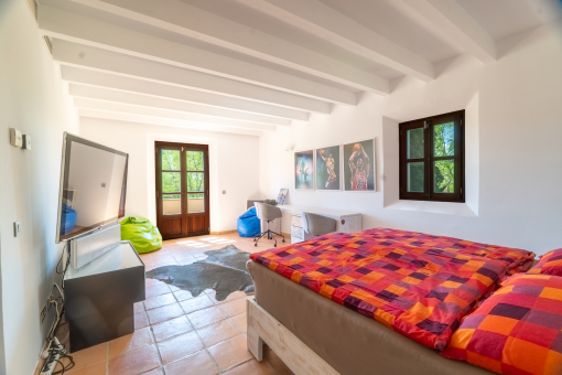 One of 4 bedrooms