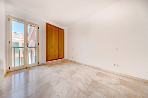 One of three bedrooms?