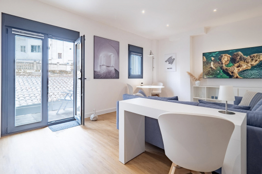 Living and dining area