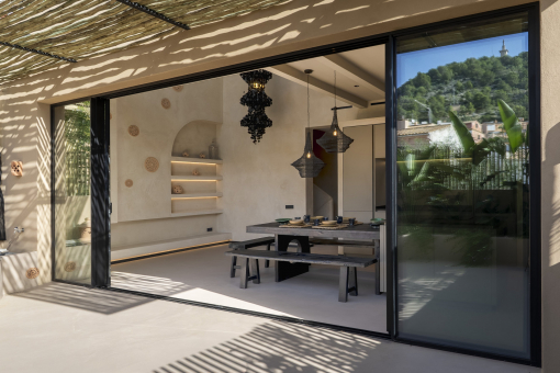 View into the living area