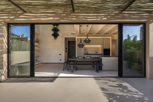 View into the living area