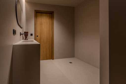 Bathroom on the lower level