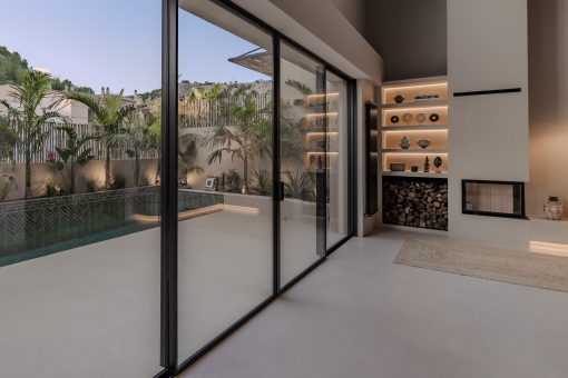 Living area with adjoining terrace