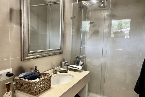 En suite bathroom on the ground floor