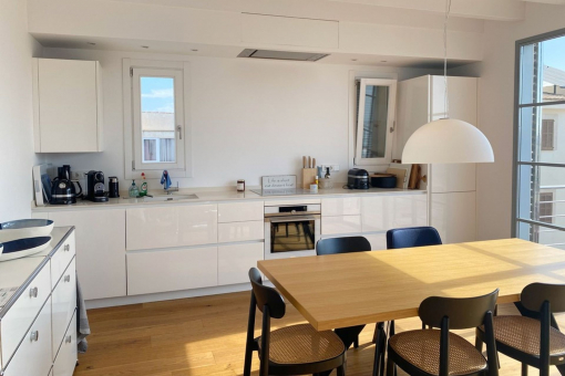 Open kitchen concept