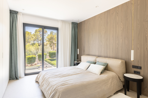 One of the 5 bedrooms in the main house