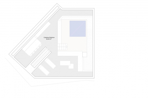 Rooftop terrace floor plan