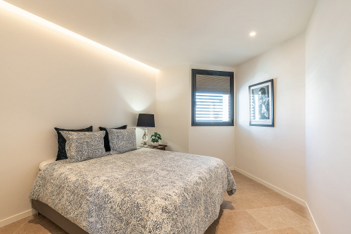 One of the three bedrooms