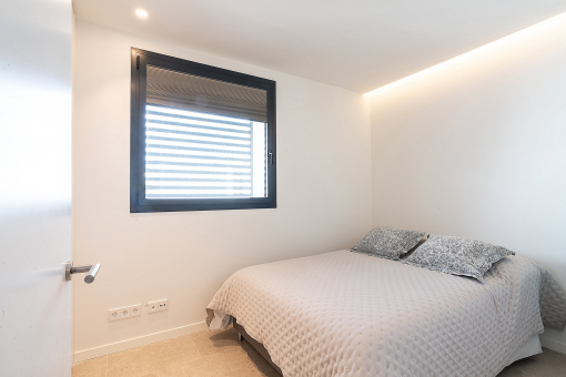 One of the three bedrooms