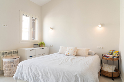 One of the three bedrooms