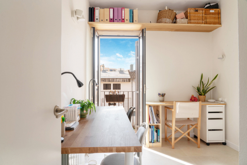 One of the three bedrooms