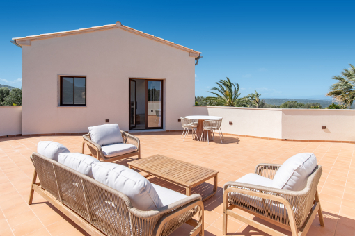 Terraza privada de la suite principal