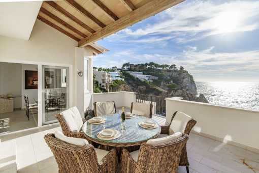 Terrasse ertse Meereslinie 