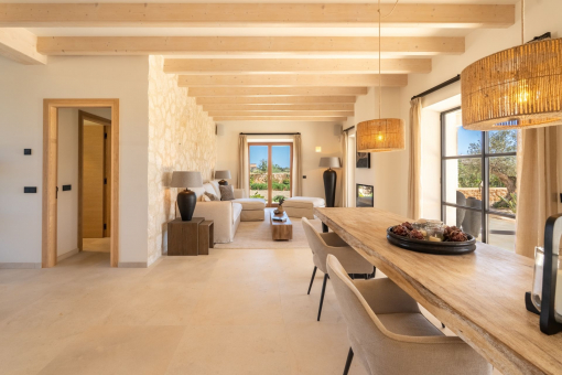 Cozy living and dining area