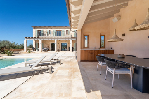 Beautiful outdoor terraces