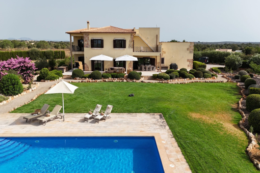 Vista de la finca