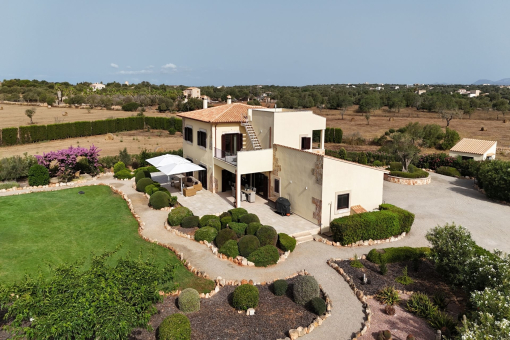 Vista de la finca
