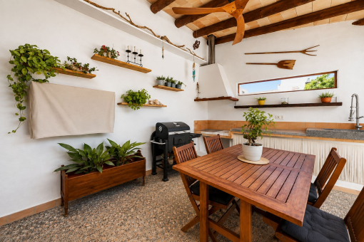 Covered patio