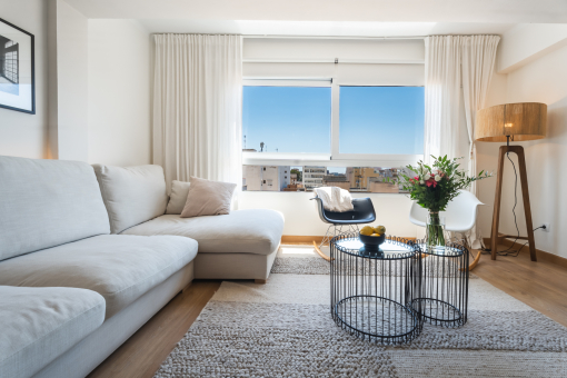 Light-filled living area