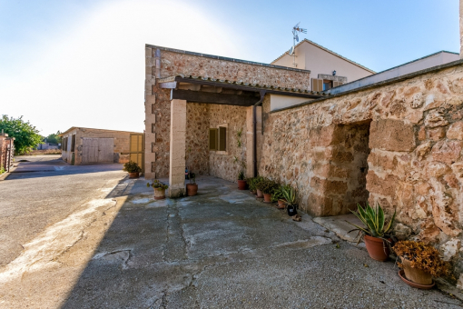Typical natural stone walls