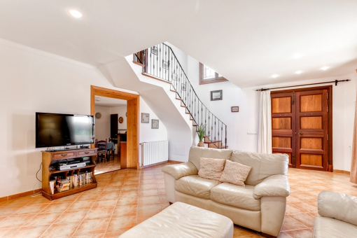 Living and entrance area