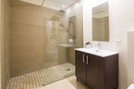 Second bathroom with shower
