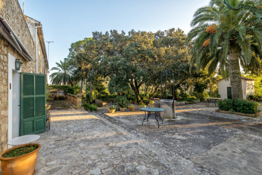 Spacious outdoor area