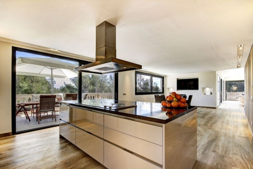 Modern cooking island