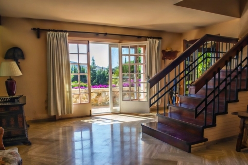 Staircase to the bedrooms