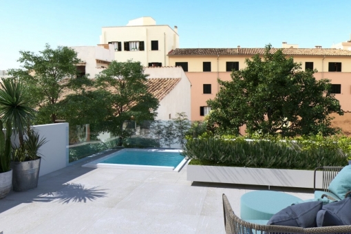 Exclusive apartment with pool in Santa Catalina