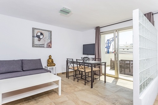 Living area of the apartment