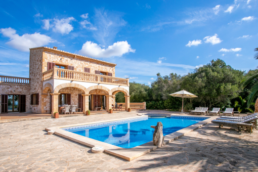 Finca mit spektakulärem 180-Grad-Blick Nähe Santanyi