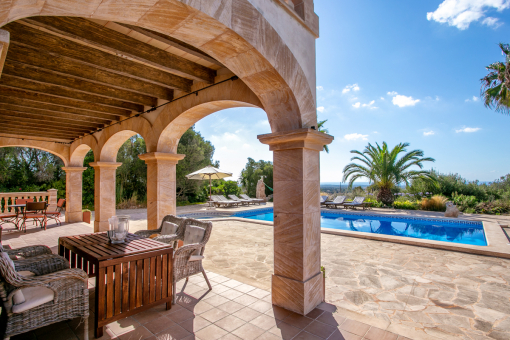 Blick von dem Essbereich