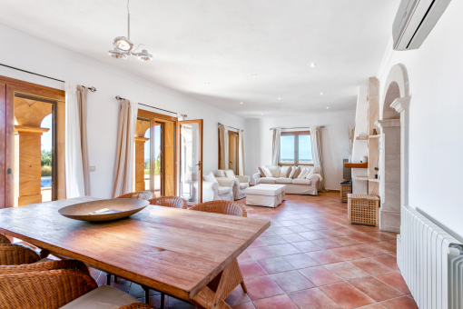 Alternative Ansicht des Wohn-/Essbereichs